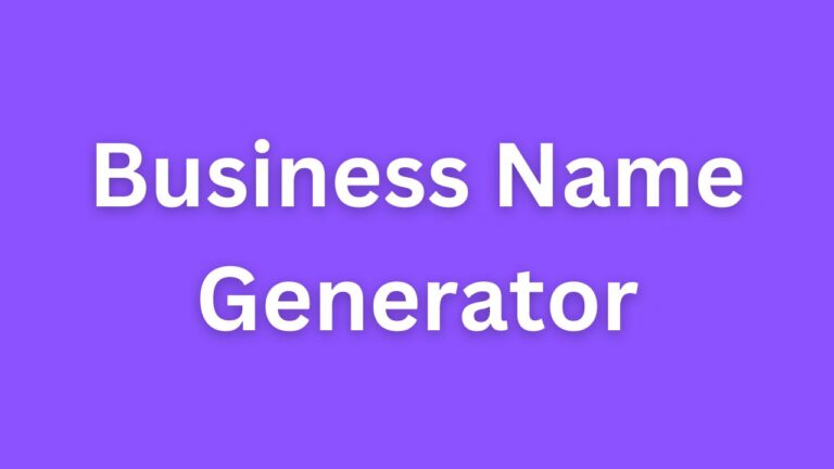 Business Name Generator